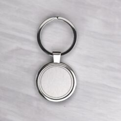 Kör formájú fém kulcstartó