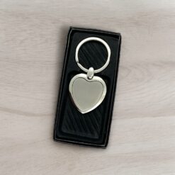 Fém szív kulcstartó