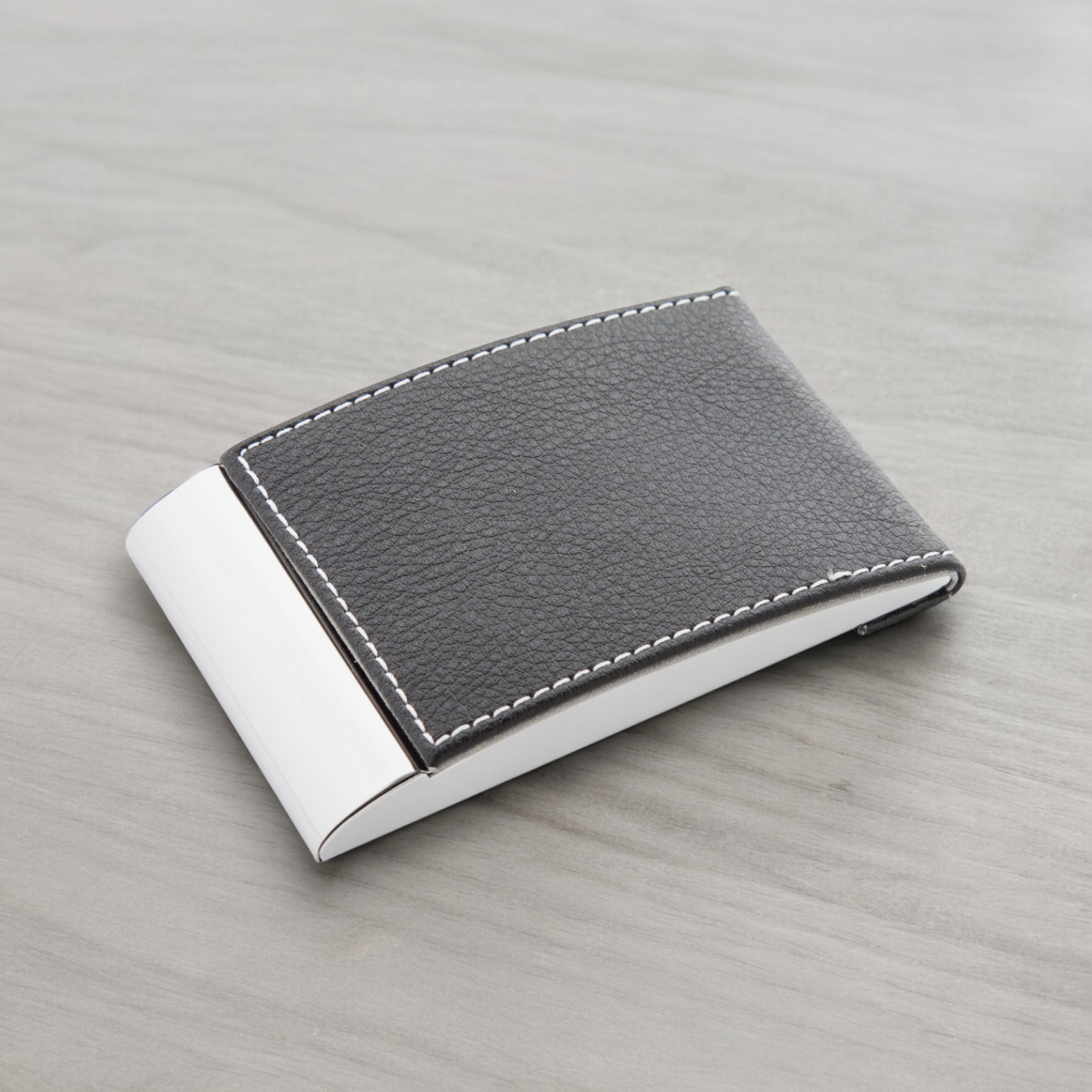 Műbör fém névjegy tartó - Image 2