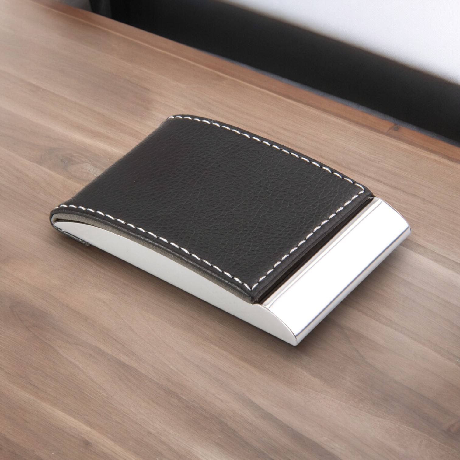 Műbör fém névjegy tartó - Image 3