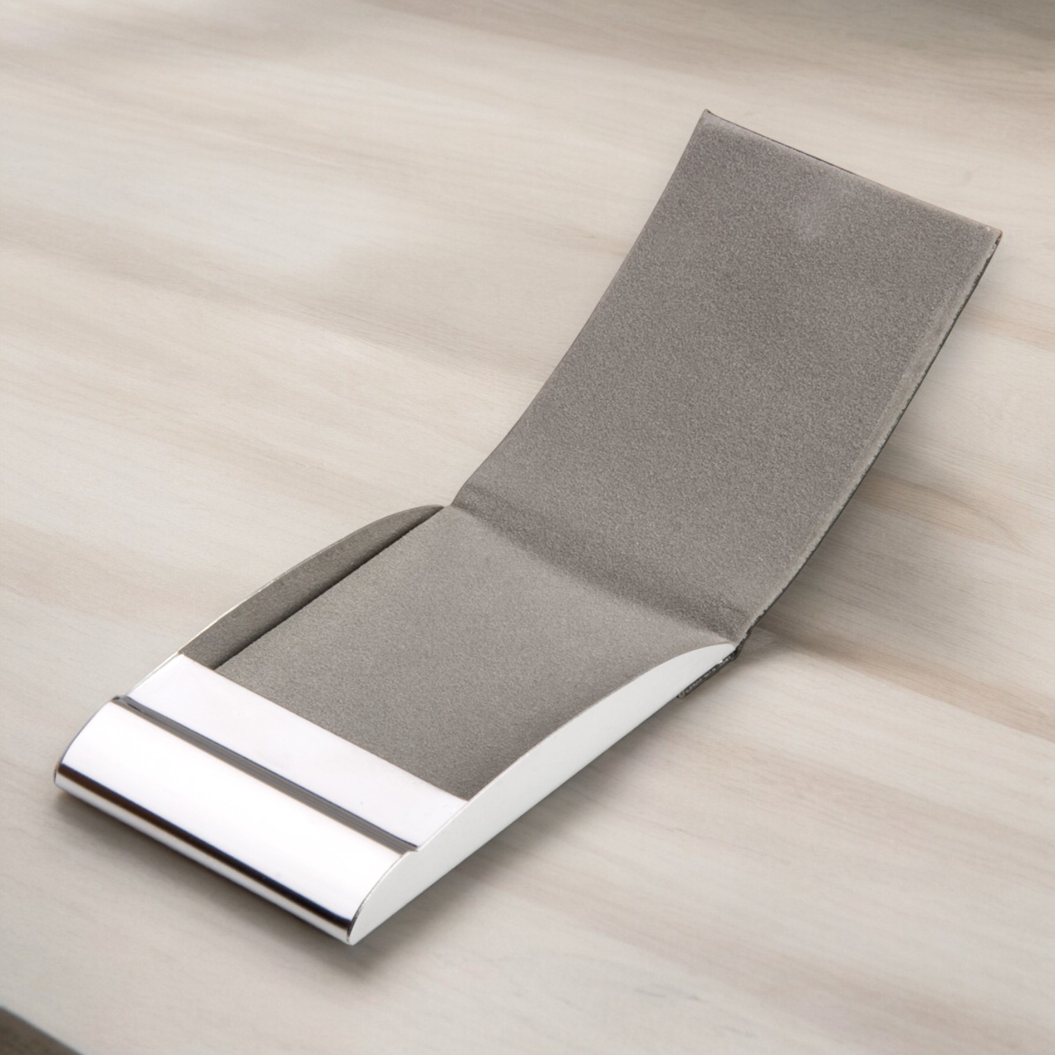 Műbör fém névjegy tartó - Image 4