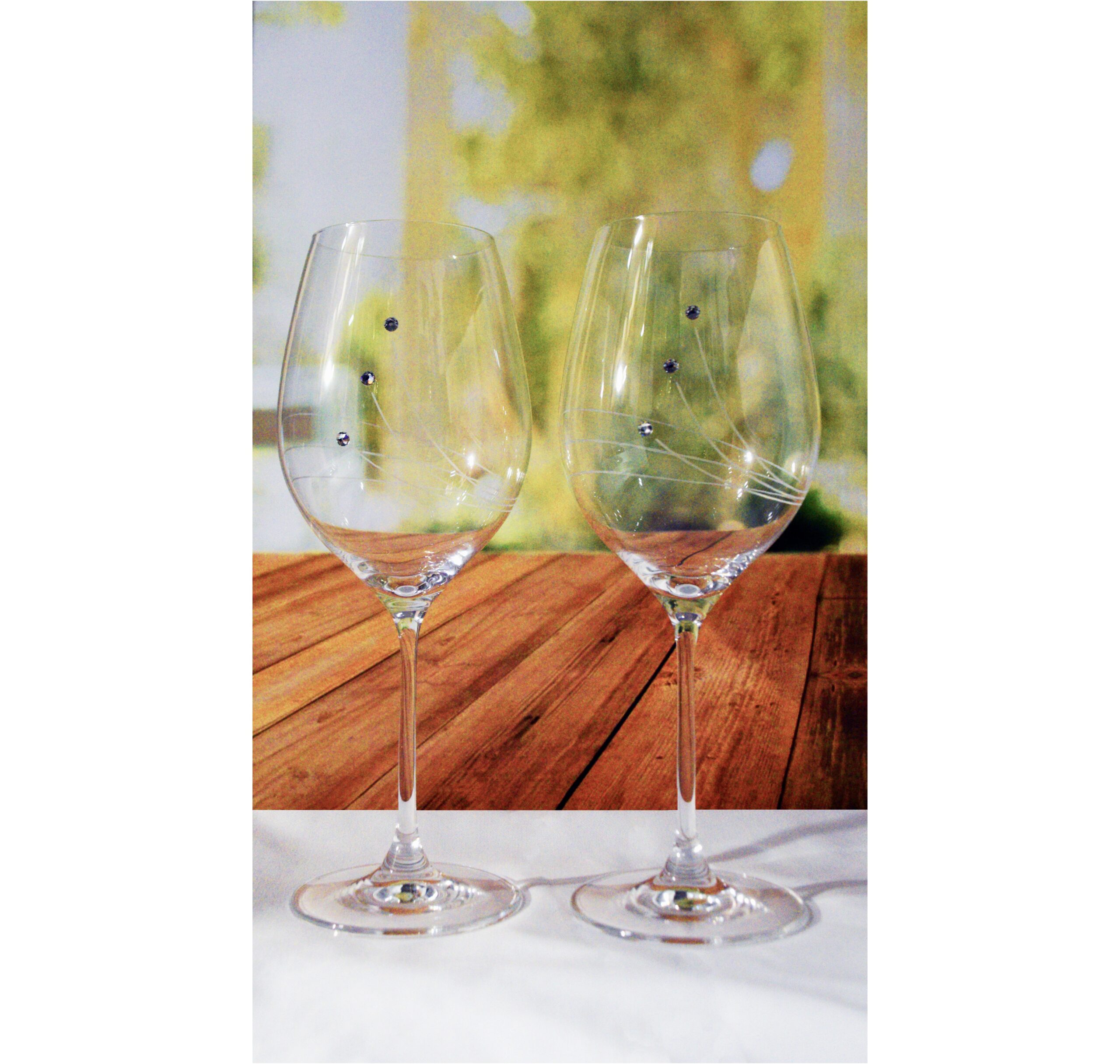 Vörösboros kristálypohár szett prémium kristályokkal - Image 7